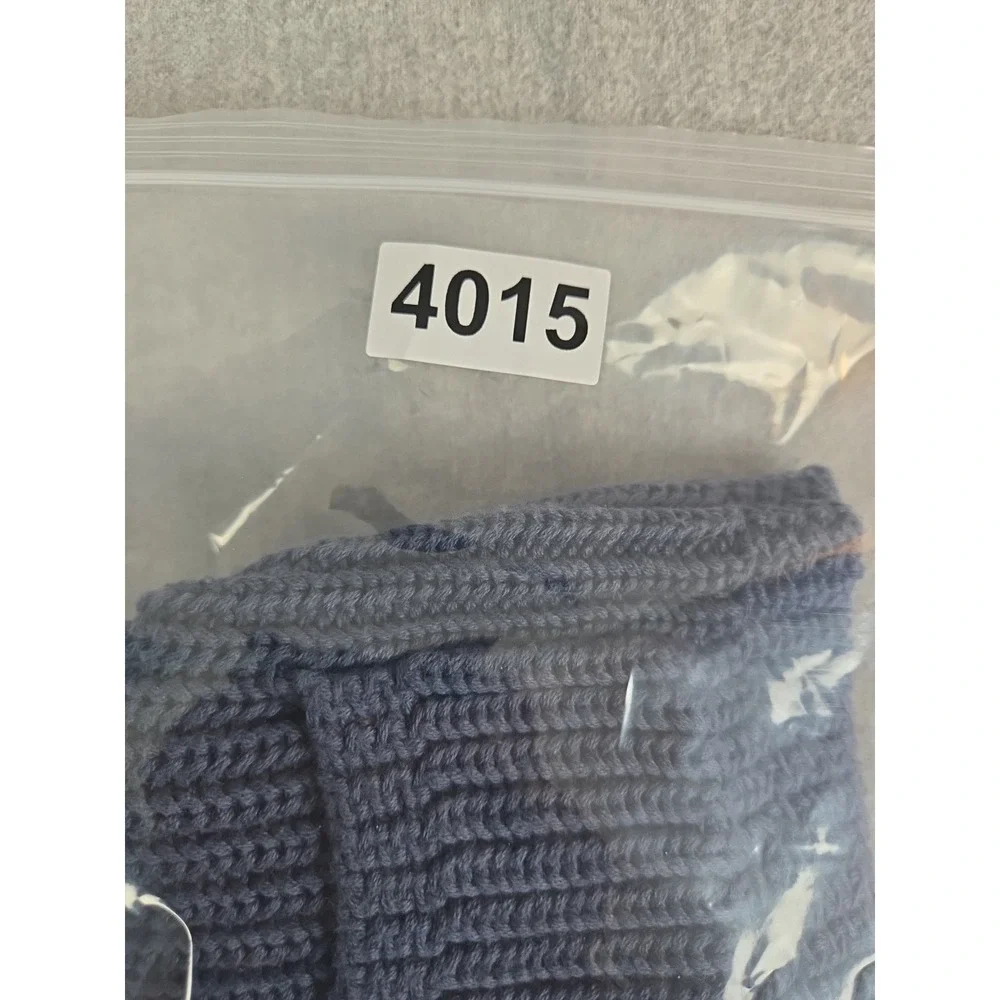 Ralph Lauren Baby Cardigan Sweater 9 Months Blue Cable Knit Expedition Patch Y2K